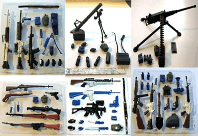 1/10 th Scale Weapons DD 57-62 set of 6